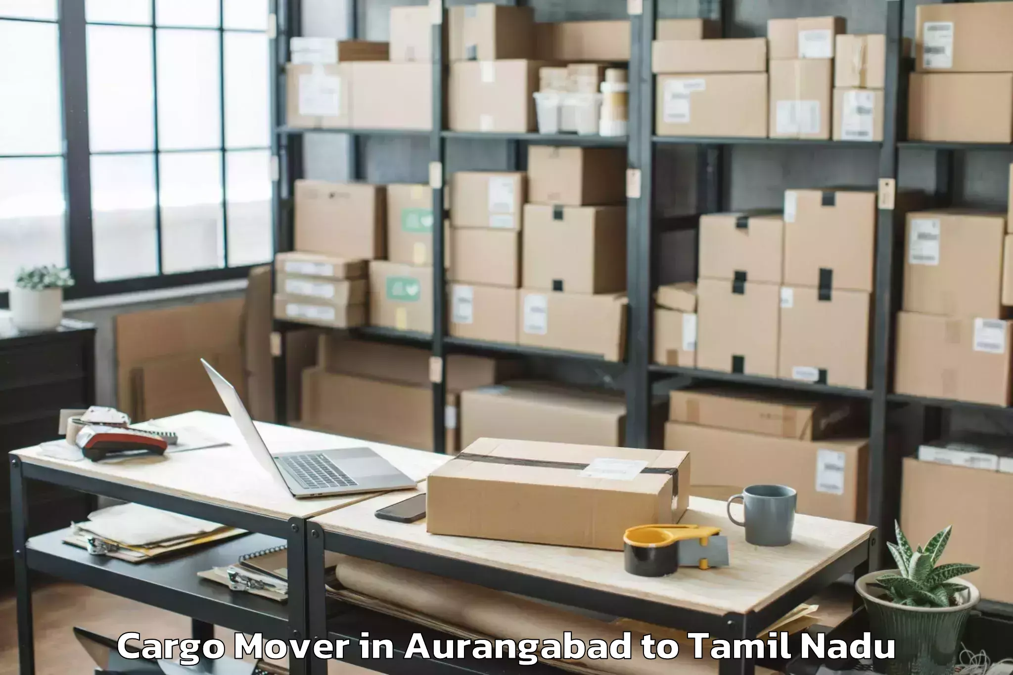 Trusted Aurangabad to Thirumayam Cargo Mover